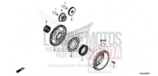 EMBRAYAGE DE DEMARRAGE CRF1000A2J de 2018